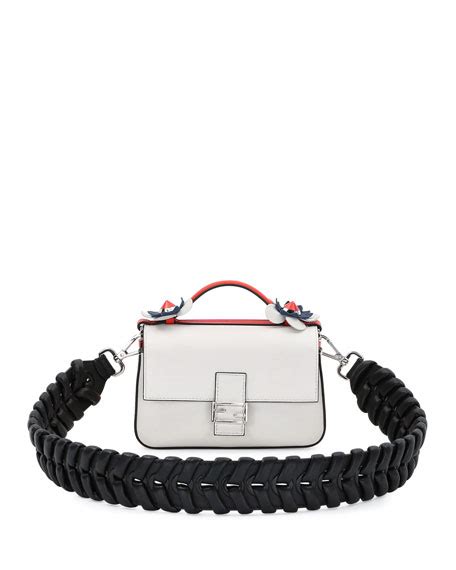 fendi bags braided handles|fendi shoulder strap accessories.